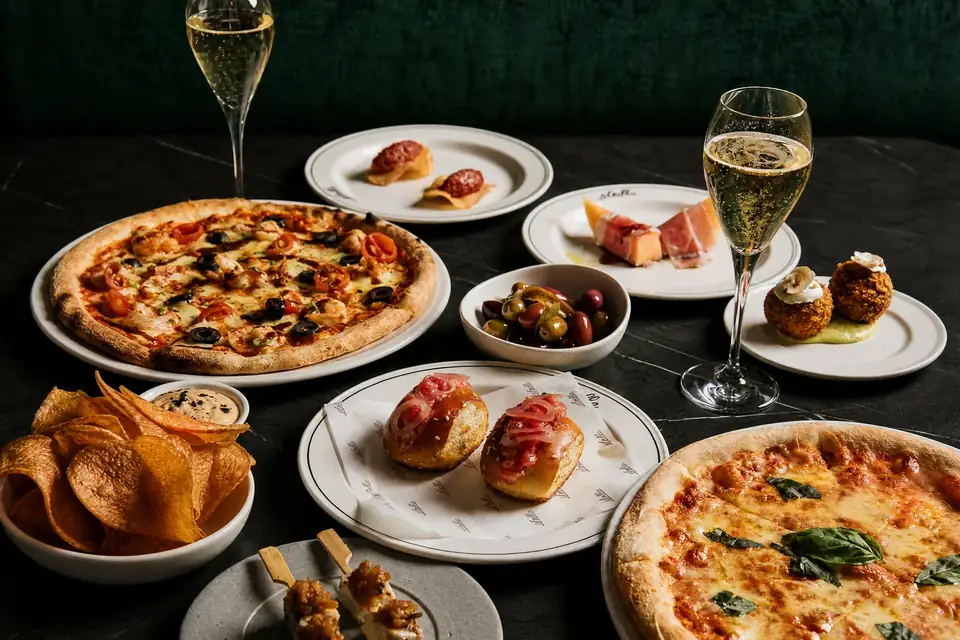 Shared dining menu at Stella on Chapel Street