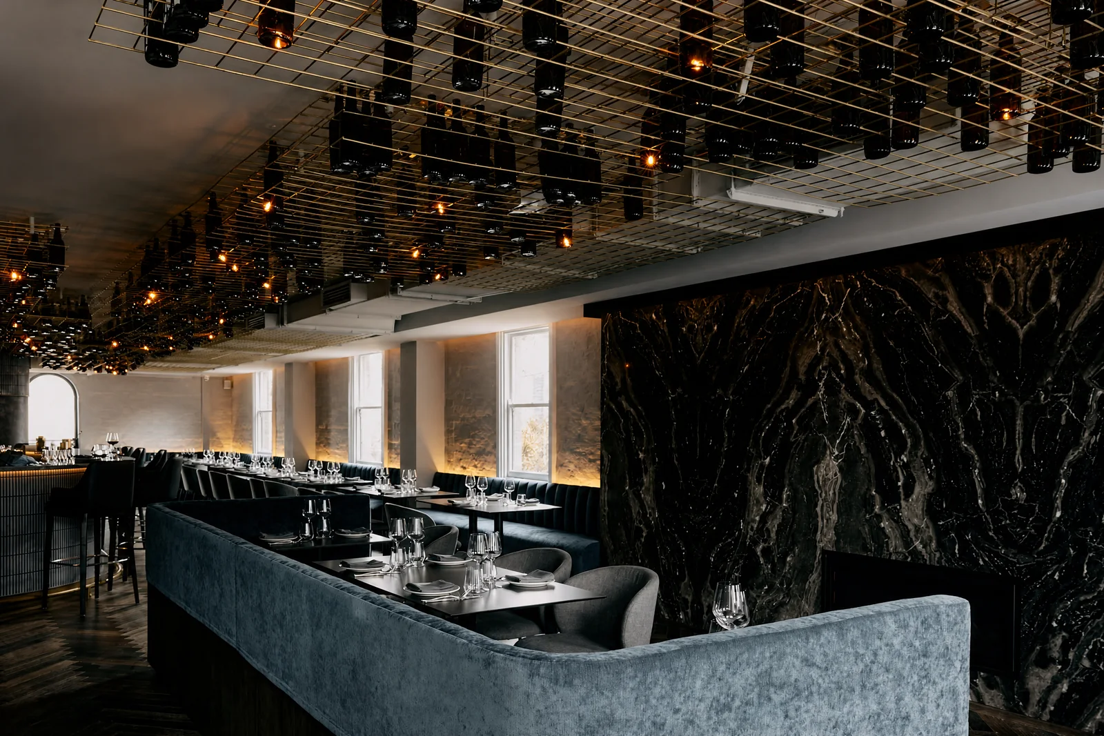 Stella Restaurant dining room on Chapel Street